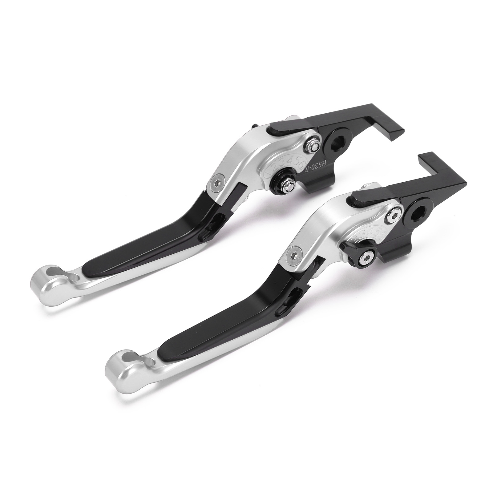 Verstellbarer Brems- Und Kupplungshebel Aus Cnc-gefräster Aluminiumlegierung, Ersatz Für Yamaha Tmax 530 (2012–2019), Silber