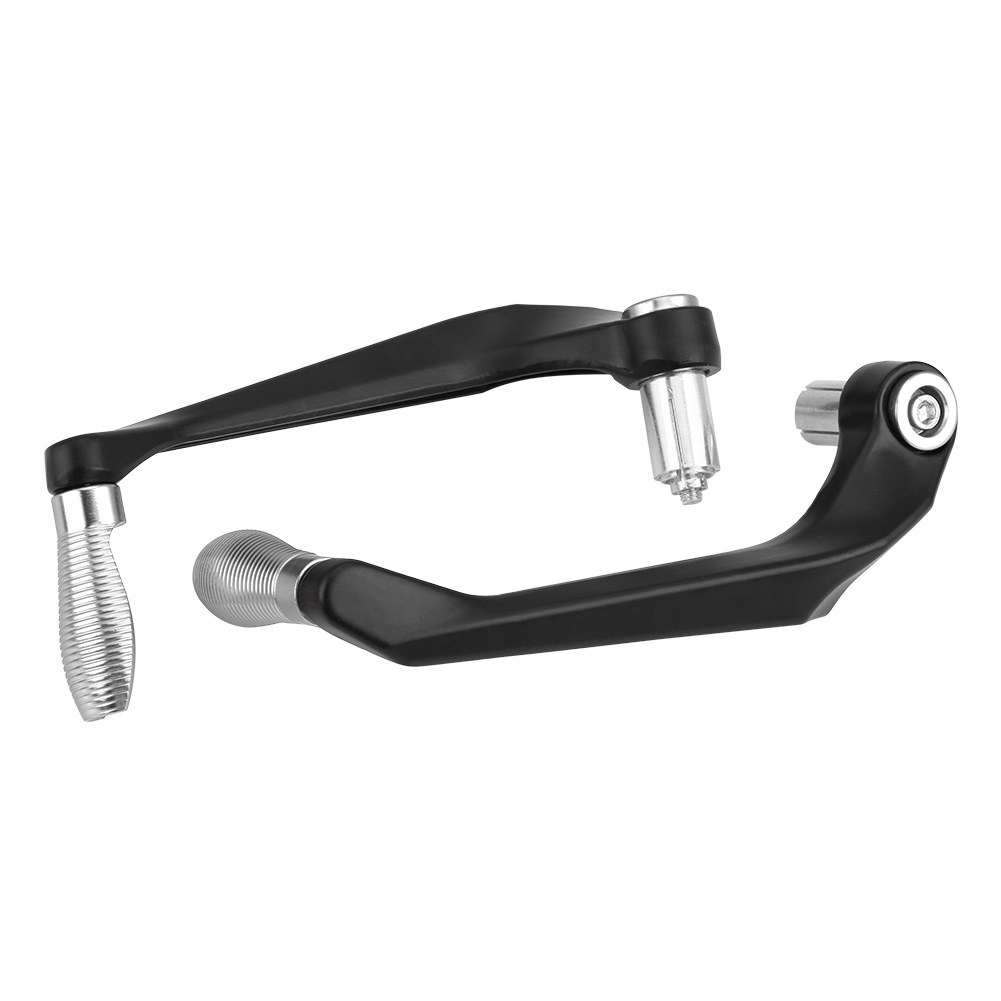 Motorradbrems- Und Kupplungshebel, Paar, Fallschutz, 22-mm-lenker, Silber, Robustes Zubehör.