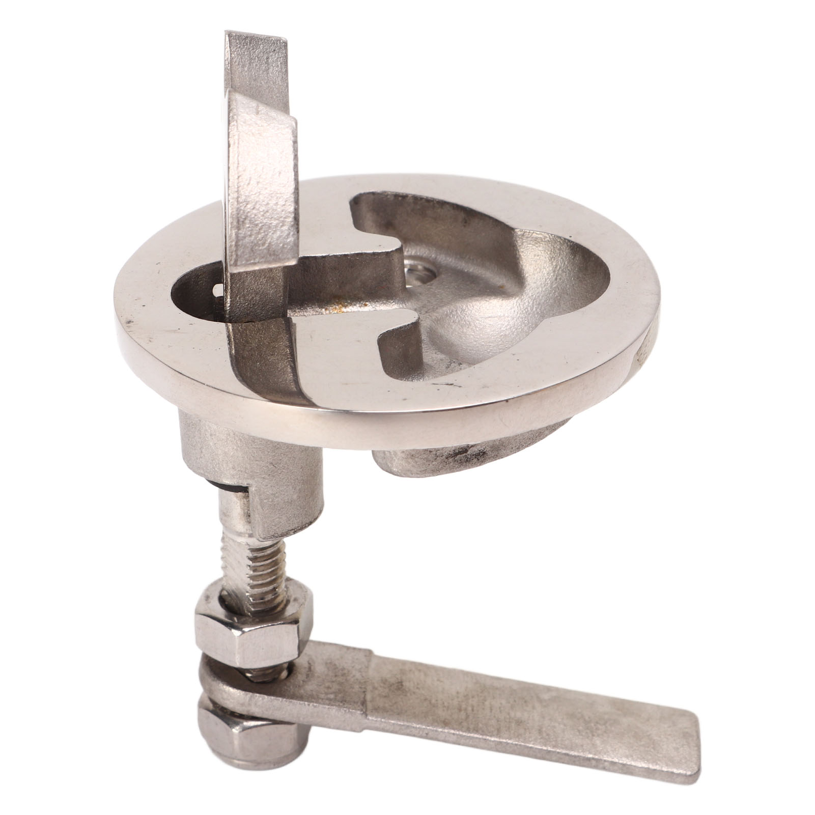 57 X 61 Mm Marine-nockenschloss, Flächenbündiger Marineverschluss, Silberfarbener Griff Aus Edelstahl 316, Yachtbeschläge, Nautische Hardware