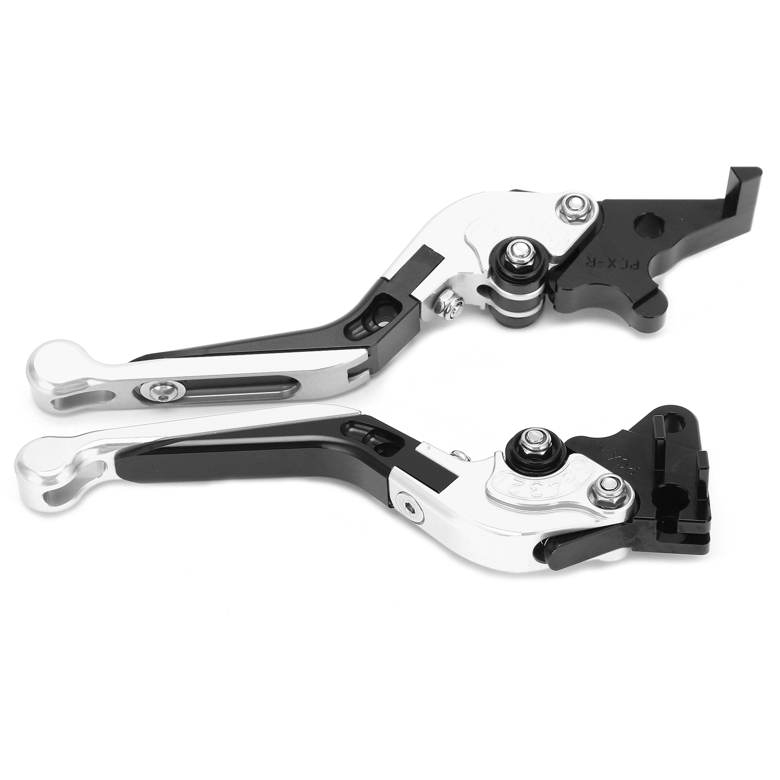 Cnc-gefräste Brems- Und Kupplungshebel Aus Aluminiumlegierung Für Motorräder, Ersatz Für Pcx 125/150 (trommelbremsversion), Alle Baujahre, Silber, Paar