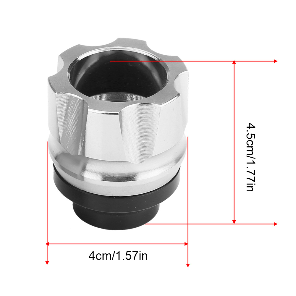 Paar Cnc-gefräste Gabelschützer Aus Aluminiumlegierung Für Motorräder, Kollisionssicher, Silberfarben, Universell, 2 Stück