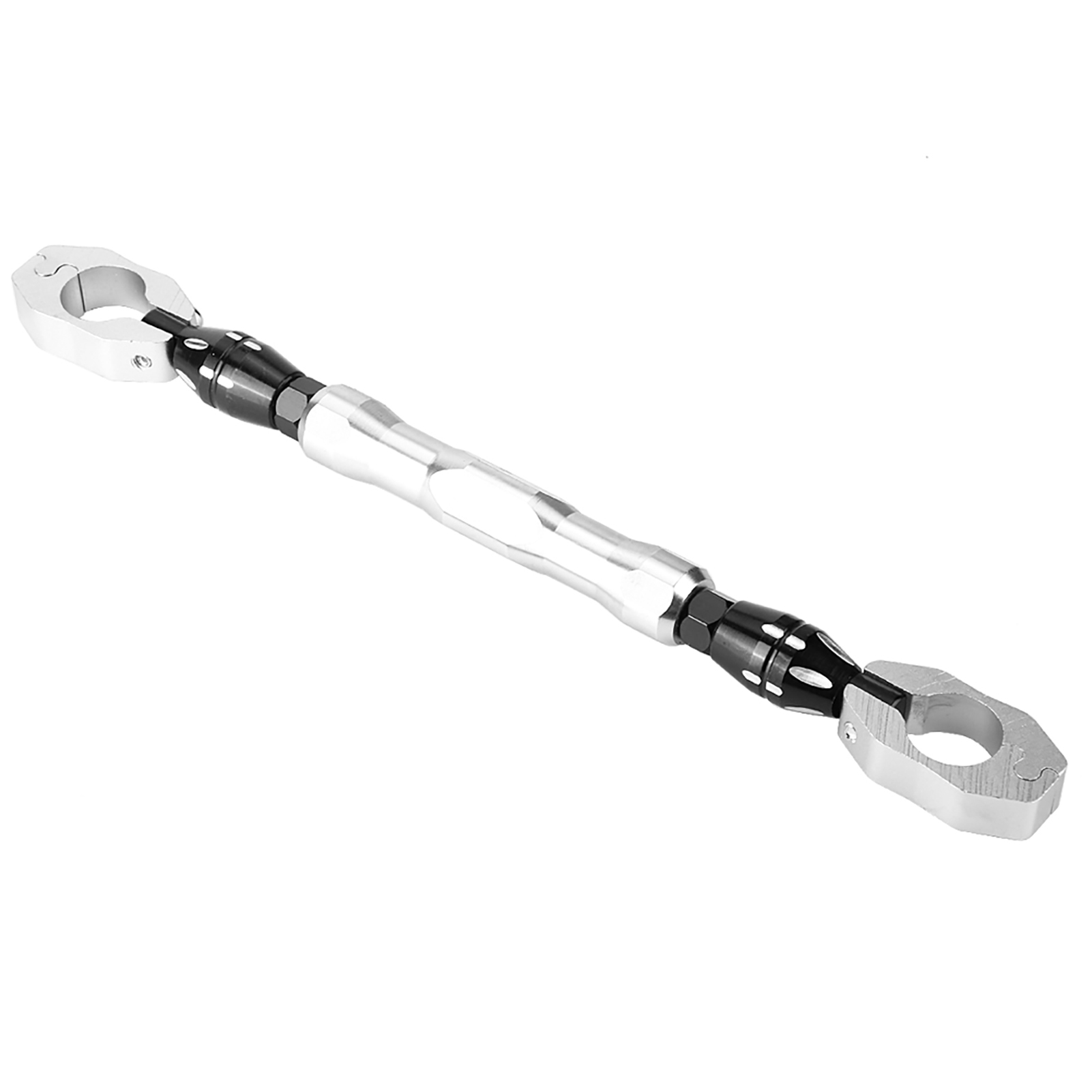 Verstellbare 22 Mm (7/8 Zoll) Motorradlenker-verstärkungsstange, Verstärkter Querstabilisator, Versteifungshebel, Silberfarben.