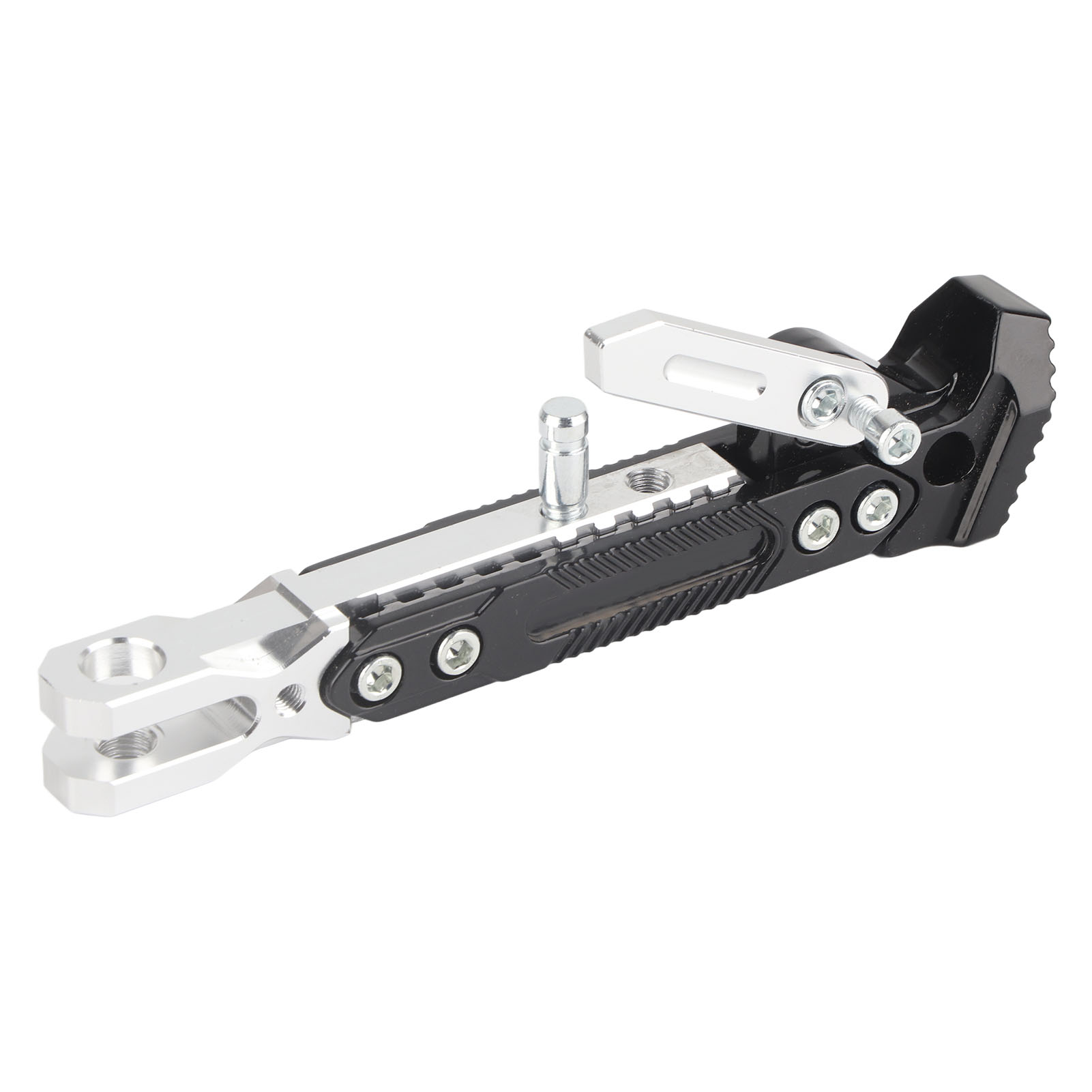 Verstellbarer Universal-seitenständer Für Nmax 155 2015-2016 Und Nmax 125, Silberner Seitenständer, Robustes Motorradzubehör.