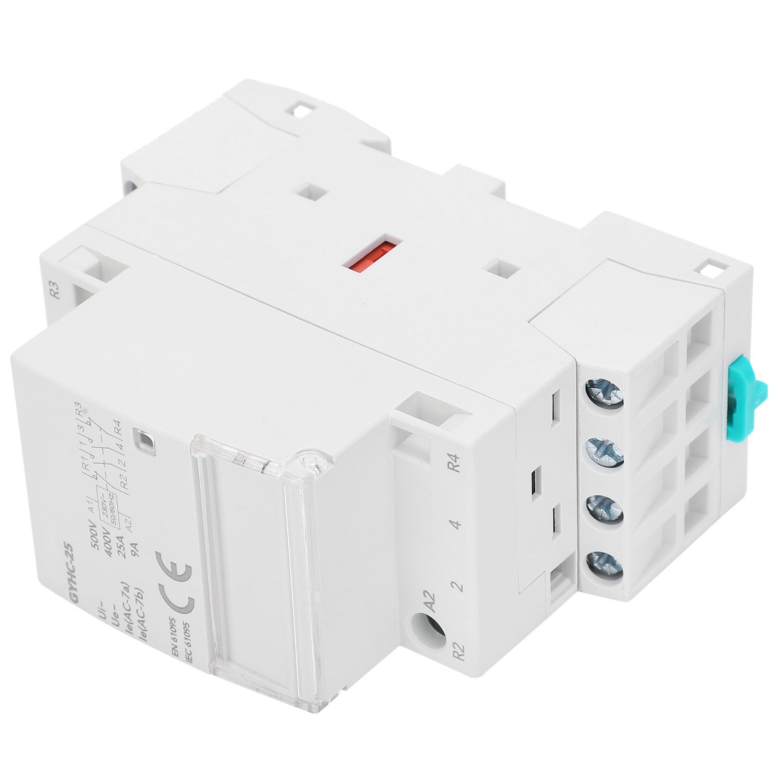 Modulares Schützmodul, Weiß, Tragbar, Robust, 50 Hz, 4-polig, Gyhc-25, 2 Schließer, 2 Öffner