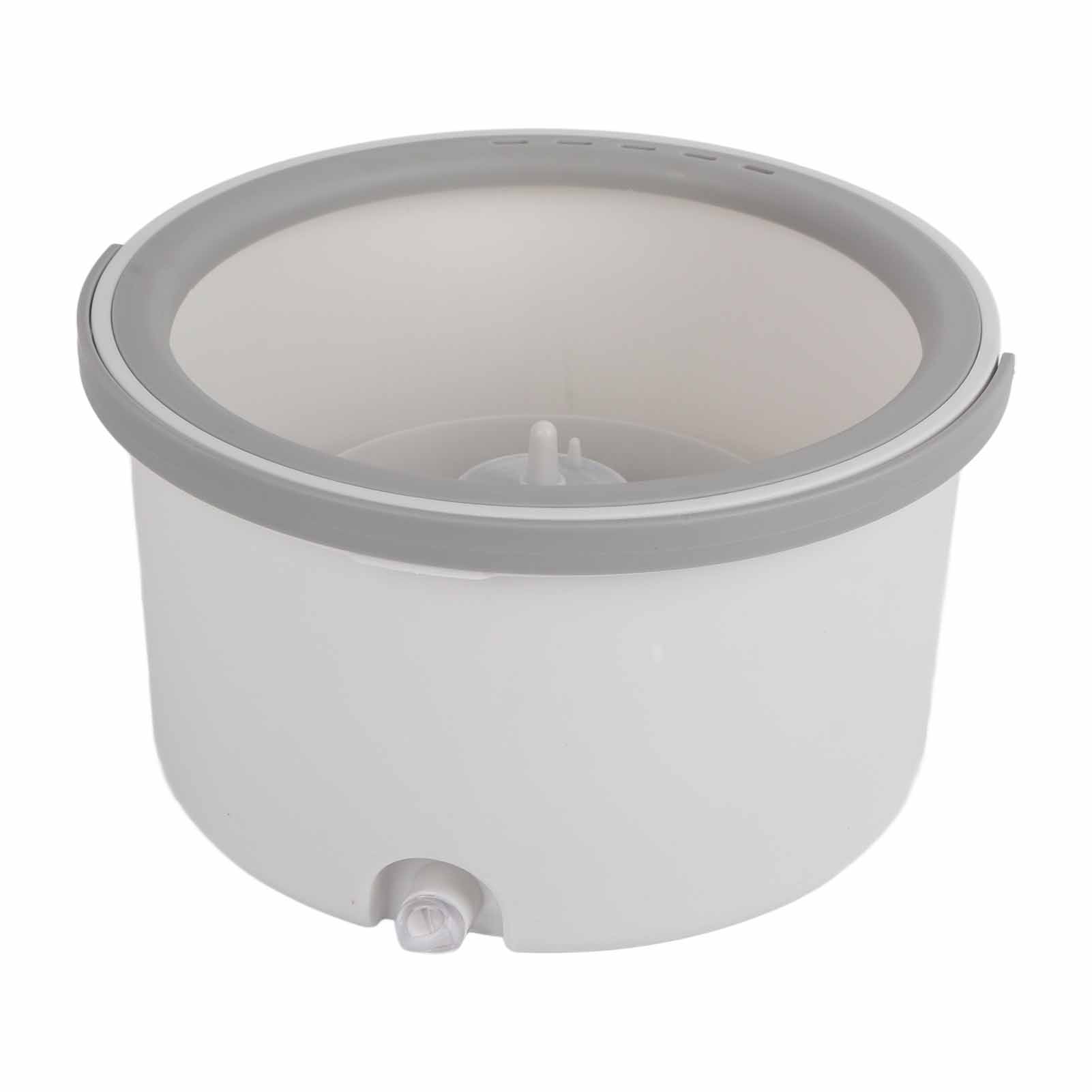 Wischmopp-set Für Die Bodenreinigung, Abwassertrennung, Kein Händewaschen, Mehrzweck-wischmopp (nass Und Trocken) Aus Edelstahl, Weißes Wischmopp-set Mit 2 Reinigungstüchern
