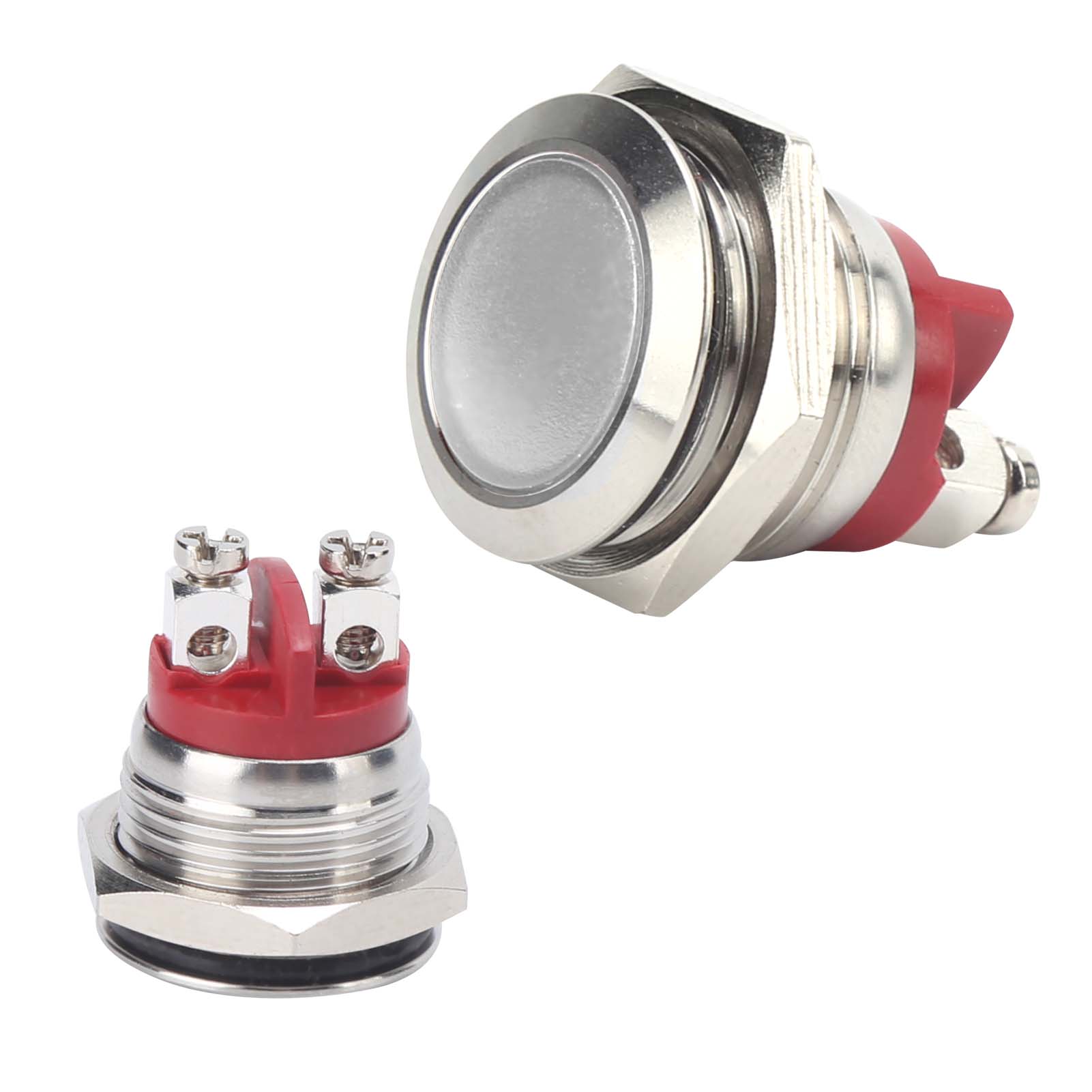 0,6 Zoll Led-anzeige, Helles Signallicht, Flammhemmender Sockel, Ip66 Wasserdicht, Universell Einsetzbar (weiß)