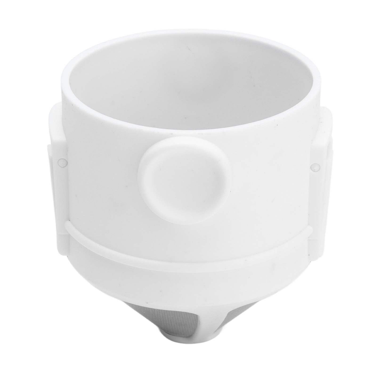 Faltbarer, Tragbarer Kaffeefilter Aus Edelstahl Für Zuhause, Handkaffeefilterbecher, Ultrafeines Tropfwerkzeug, Weiß