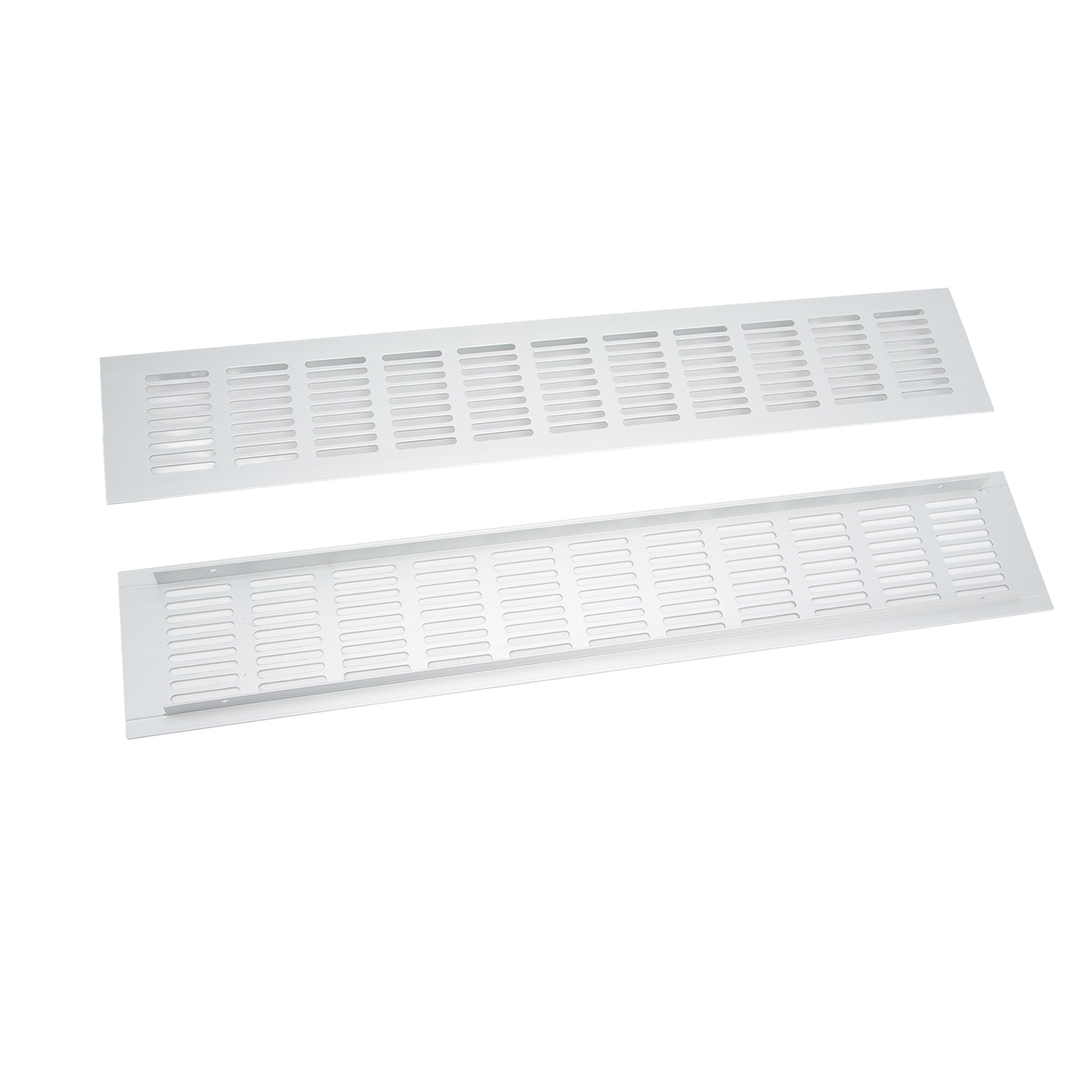 Stück Lüftungsgitter Aus Aluminiumlegierung, Rechteckige Lüftungsplatte Für Schränke, Schuhschränke, Kleiderschränke, 80 X 450 Mm