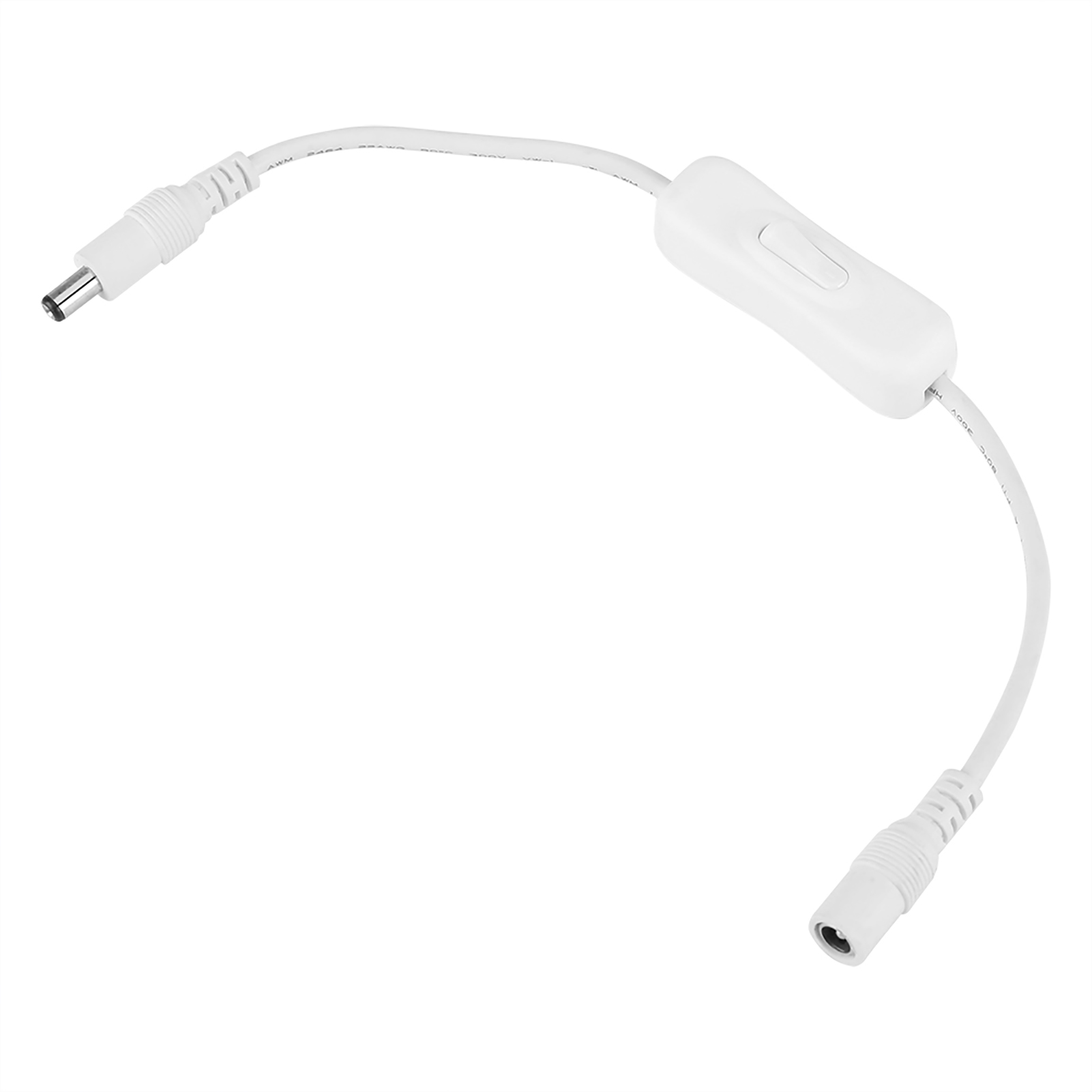 28,5 Cm Langes Dc-adapterkabel, 5 Stück, Mit Ein-/ausschalter Für Weiße Led-streifen