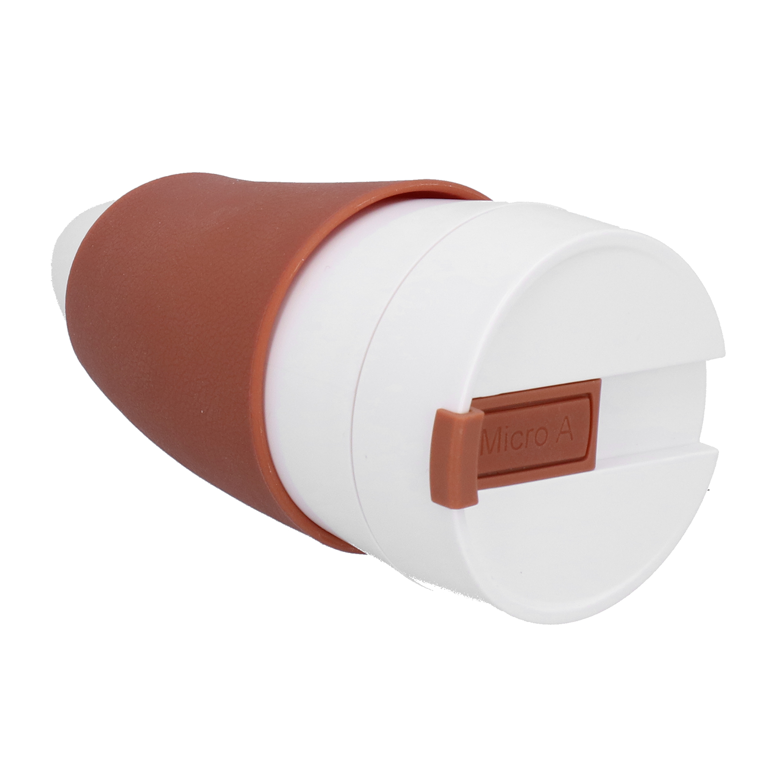 Isolierter Kaffeebecher (230 Ml) In Form Eines Ziegenhorns, Edelstahl-innenseite, Weiß, Für Zuhause Oder Büro