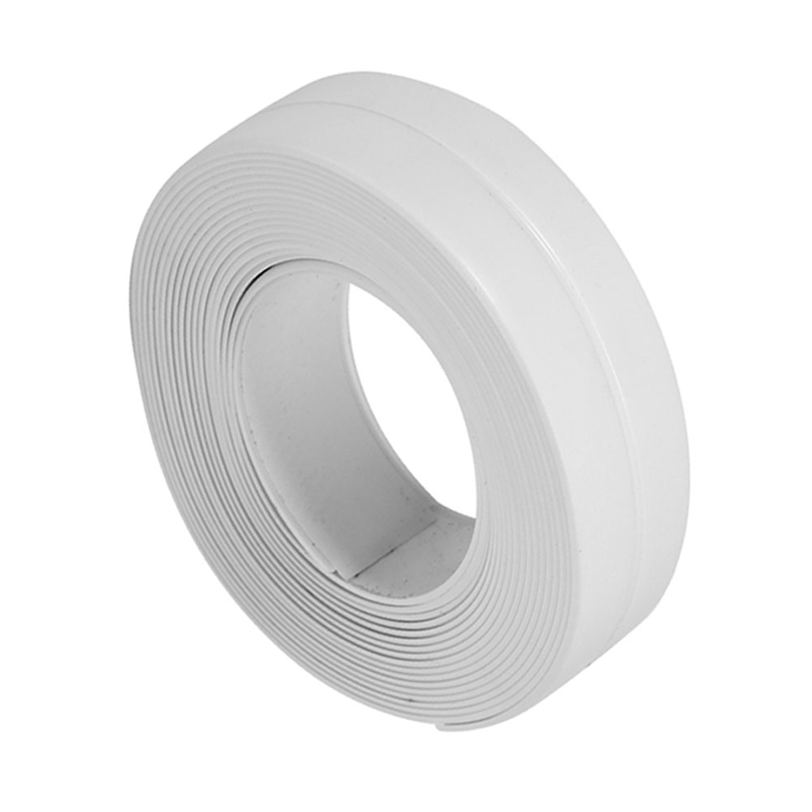 Selbstklebendes Dichtungsband Für Bad Und Küche, Kantendichtung Für Spüle Und Arbeitsplatte, Weiße Wandleiste 22 Mm X 3,2 M, Wasserabweisender, Selbstklebender Streifen.