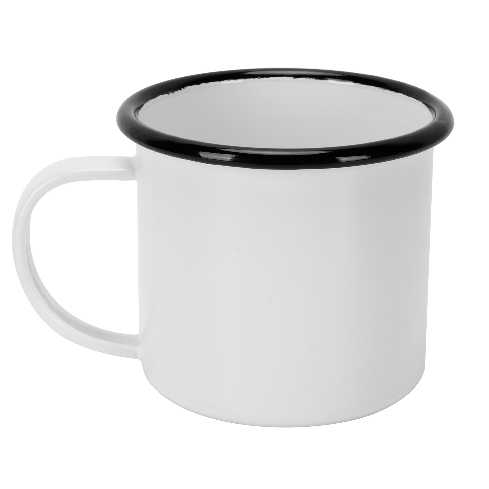 Emaillebecher, 8 Cm Durchmesser, 350 Ml, Dickwandig, Umweltfreundlich, Für Kaffee, Wein, Wasser, Zubehör, Weiß