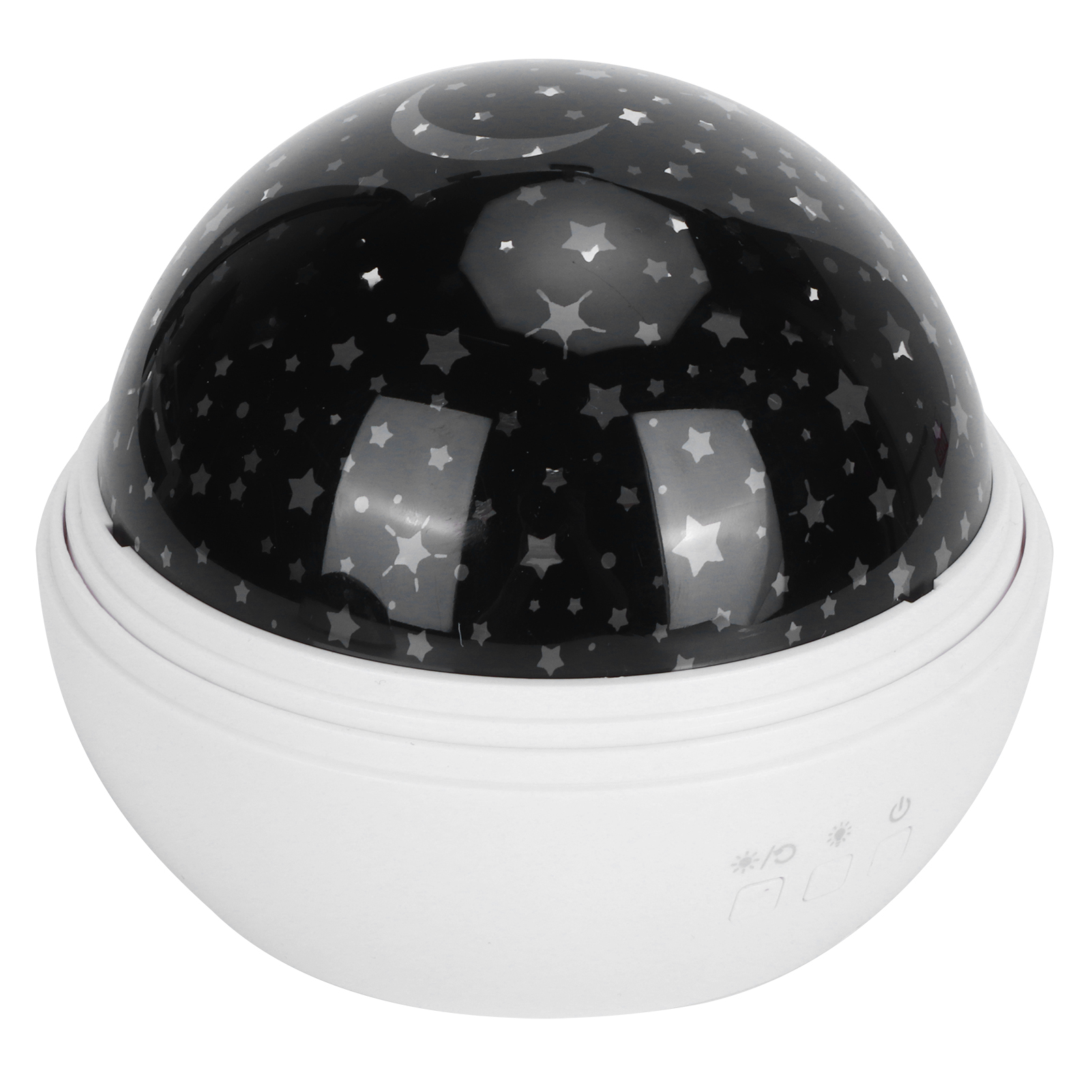 Romantische Led-nachtlicht-projektorlampe, 8 Farbmodi, Schlafzimmerdekoration, Usb-akkubetrieb, Weiß