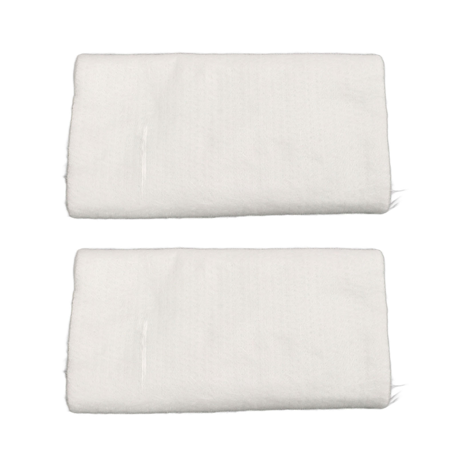 2-teiliges Motorradauspuff-schalldämpfer-set Aus Glasfaserwolle (35 X 25 Cm) Mit Akustikdämmstreifen