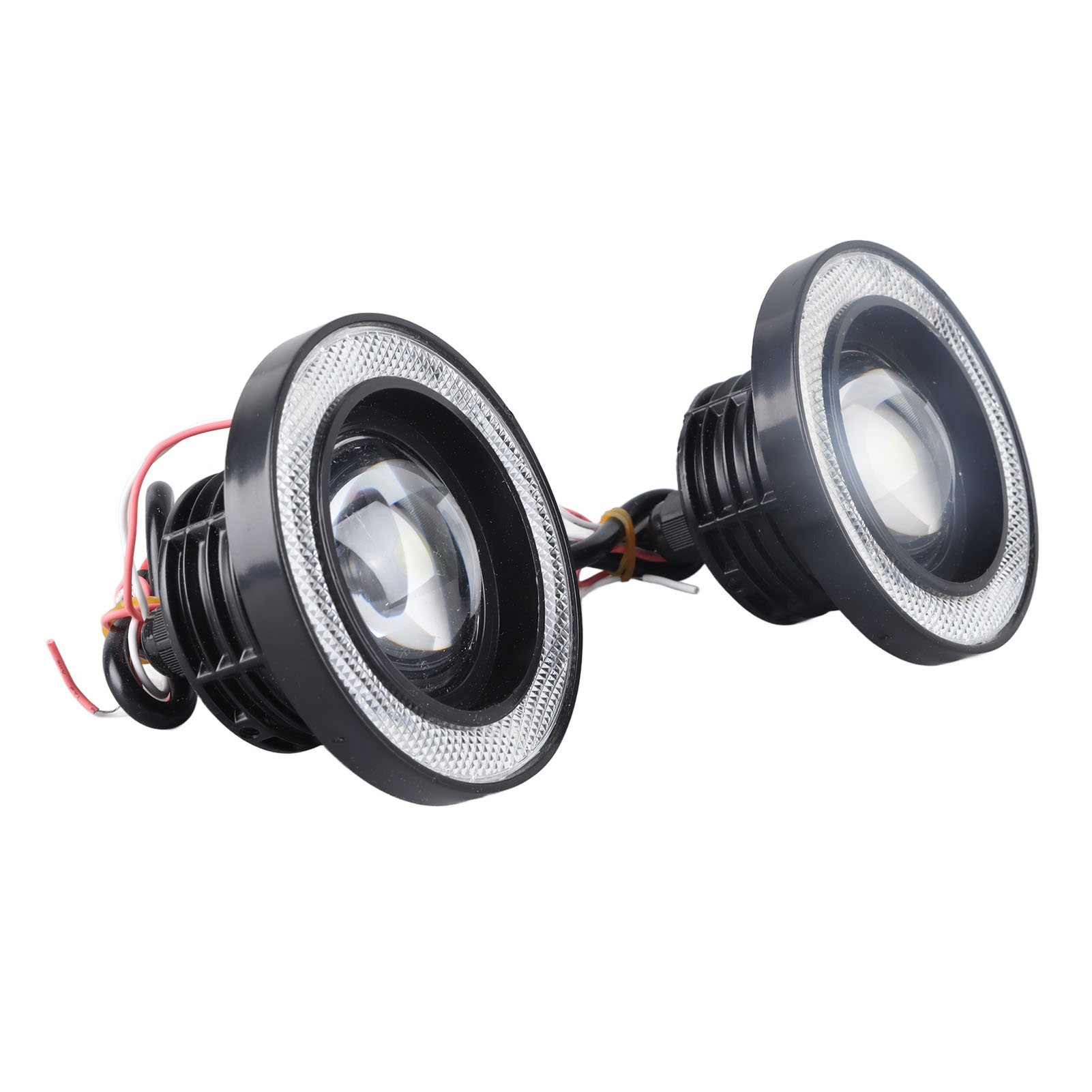 Nebelscheinwerfer Mit 3,5 Zoll Led-halo-ring, 30 W, 1200 Lm, 6000–7000 K, Cob-tagfahrlicht (drl), Weiß