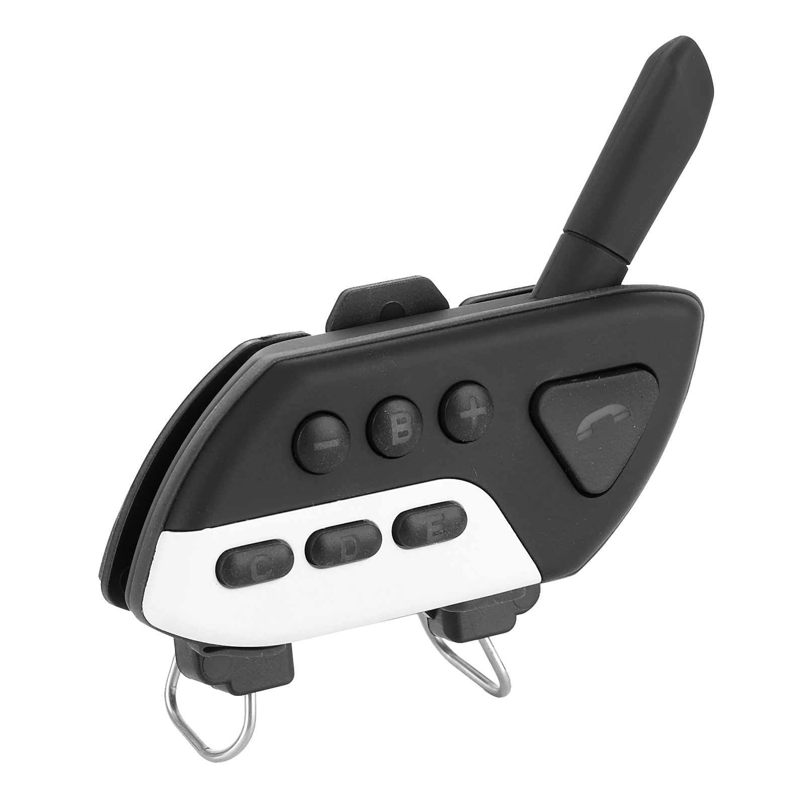 Motorrad-intercom-system Für Motorradhelme, Bluetooth-kopfhörer, Geräuschunterdrückung Bis 120 Km/h, Weiß