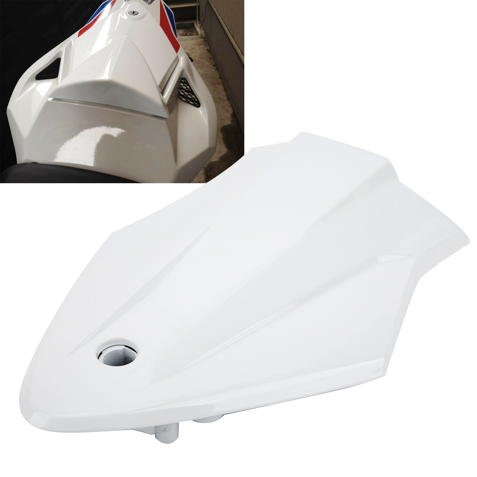 Weiße Heckverkleidung, Motorradverkleidungsersatzteil S1000rr/hp4 2015-2018, Zubehörteil.