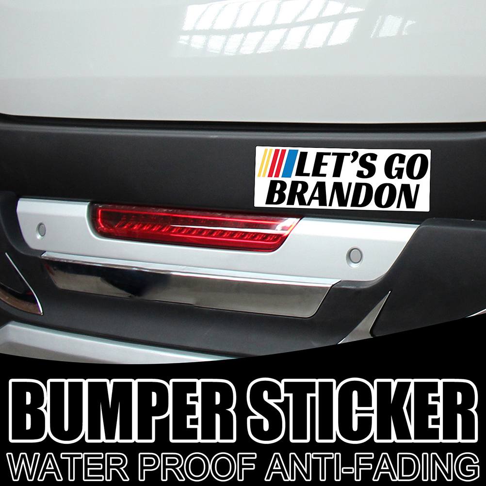 „let's Go Brandon“-autoaufkleber, Lustiger Stoßstangenaufkleber, Skateboard-, Laptop-, Helm-hülle, Politische Parodie