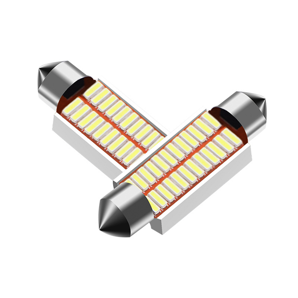 10er-packung Soffitten-led-lampen 4014, 36 Mm, 41 Mm, 31 Mm, 39 Mm, C5w, C10w, 12 V, 3w, Für Fahrzeuginnenraumbeleuchtung Und Kennzeichenbeleuchtung, Weiß