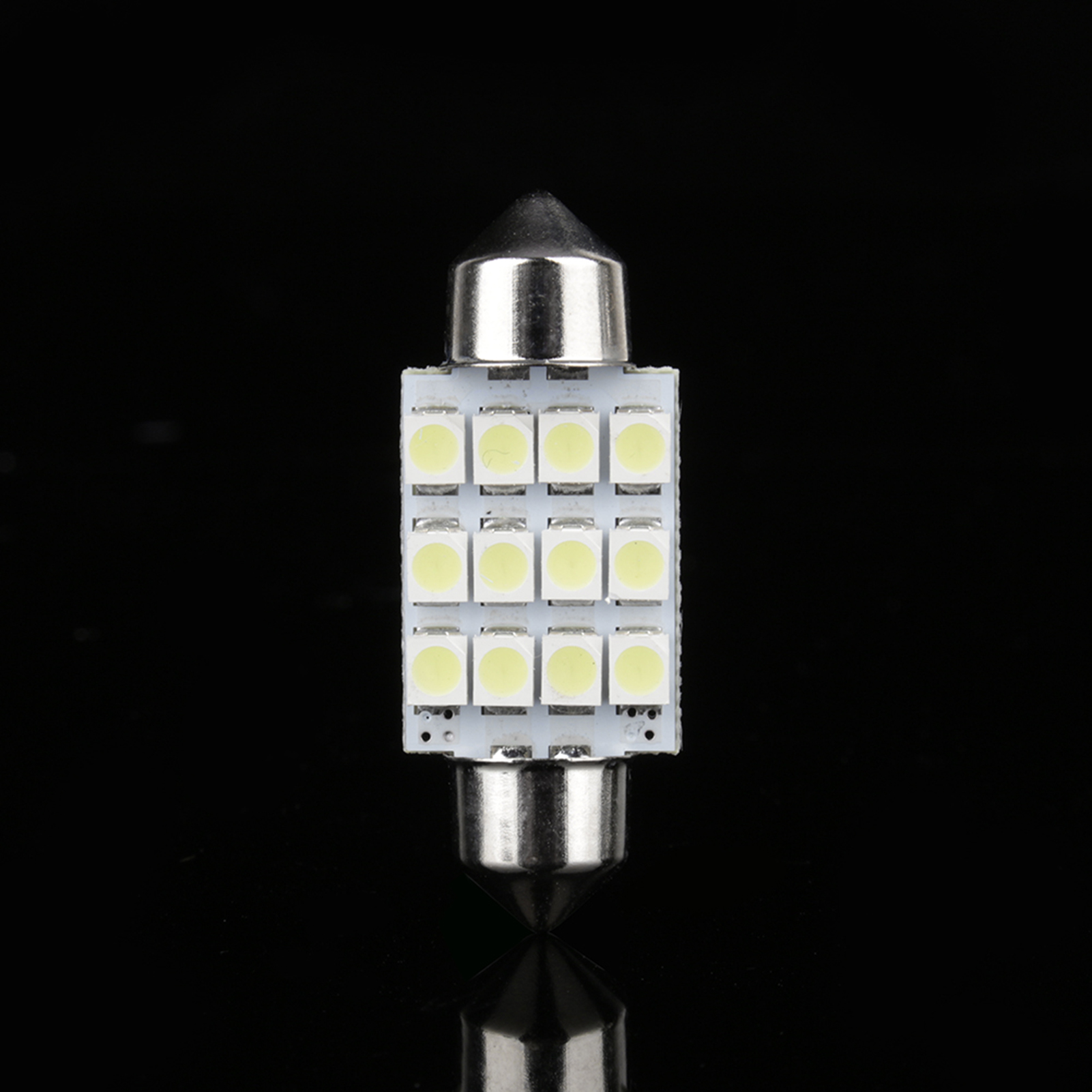 31-mm-led-innenraumleuchte, Weiß, 12 Smd-leds, Fahrzeuginnenbeleuchtung, Soffittenlampe De3175