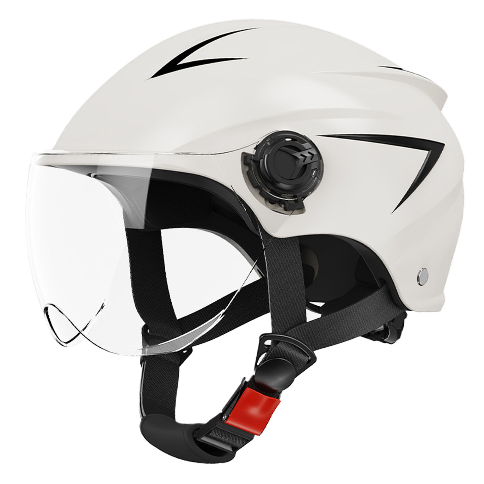 Weißer Motorradhelm Für Damen Und Herren, Modularer Klapphelm, Sonnenschutz, Wendbarer Integralhelm, Ganzjährig Einsetzbar, Komfortabel, Leicht, Kratzfest, Einheitsgröße, Ce-geprüft.