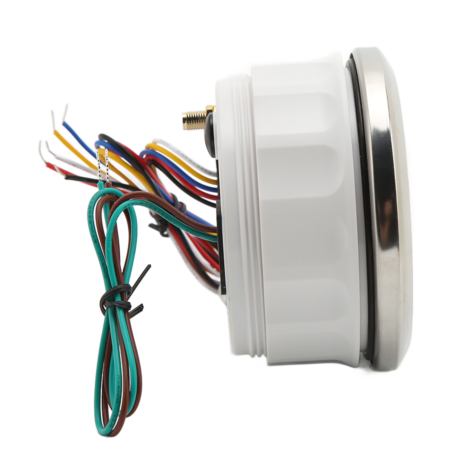 3-in-1 85mm 0-160mph Gps-computer Mit Oled-display, Geschwindigkeitsanzeige, Kilometerzähler, Cog-funktionen, 9-32v, Für Wohnmobil, Boot, Auto, Weiß.