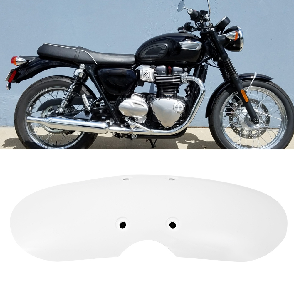Kurzer Vorderer Kotflügel Für Triumph Bonneville T100 (baujahr 2016), Weißer Kotflügel, Kompatibel Mit Radkotflügeln, Schmutzschutz, Motorradzubehör