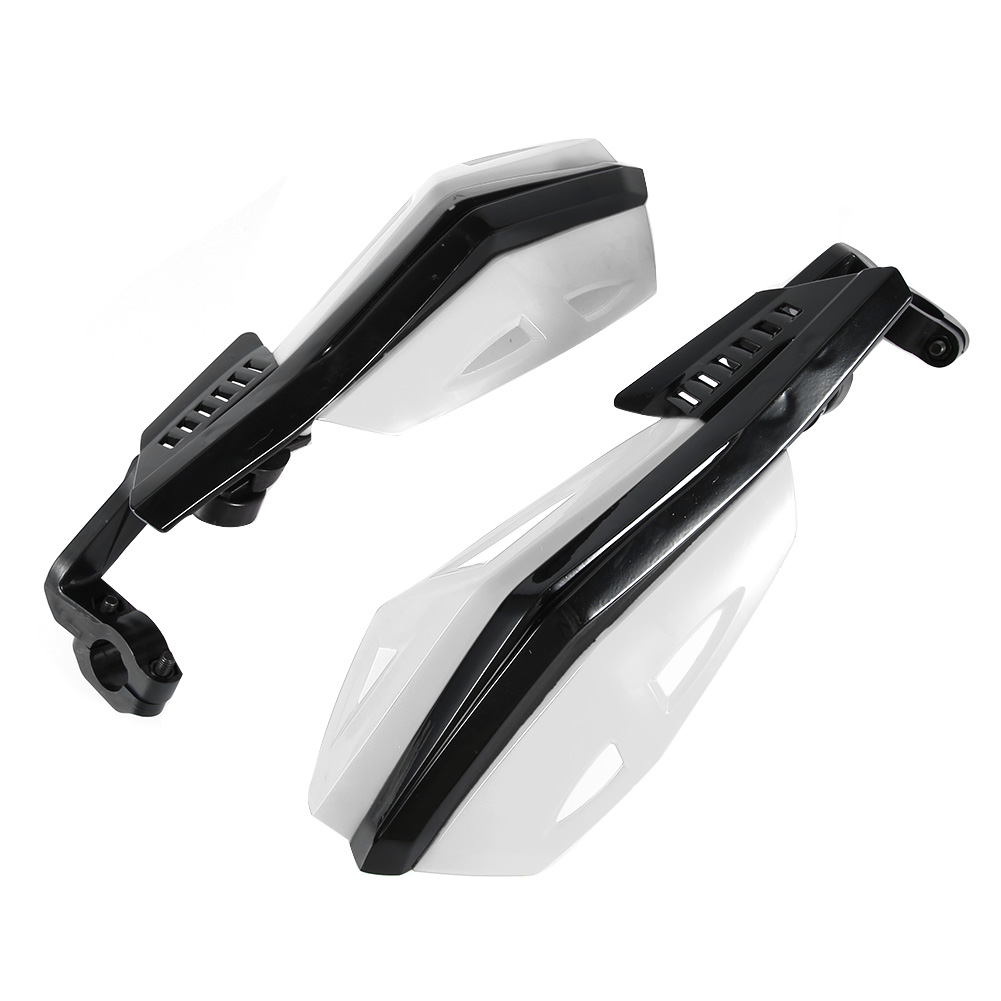Motorrad-handschutz 7/8 Zoll (22 Mm) Abs, Sturzsicherer Schutz, Universell Für Motorrad, E-bike, Roller, Weiß