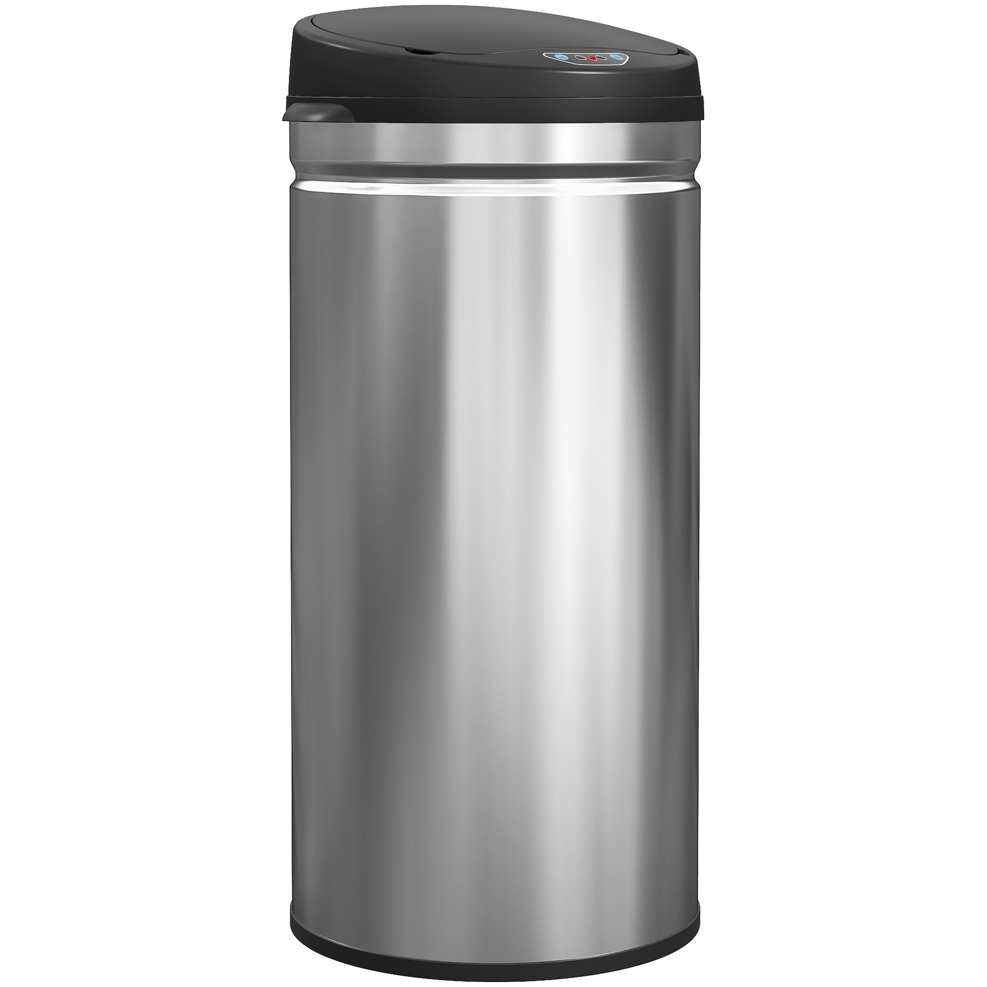 Sensor-mülleimer Edelstahl 42 L Homaire L30.5 X B30.5 X H68.0 Cm - Silber