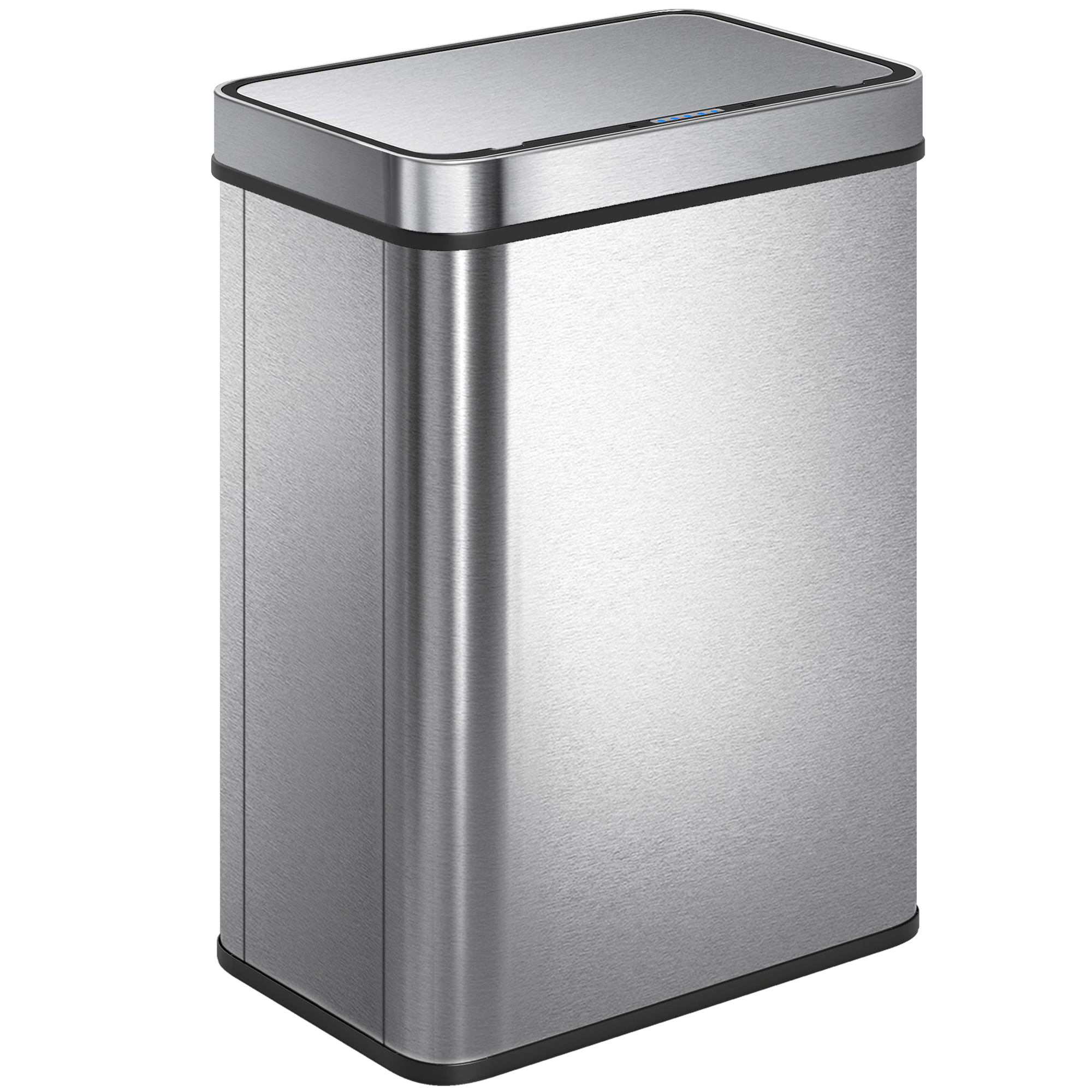 Homaire Sensor-mülleimer Edelstahl 39x27x54 Cm - Silber