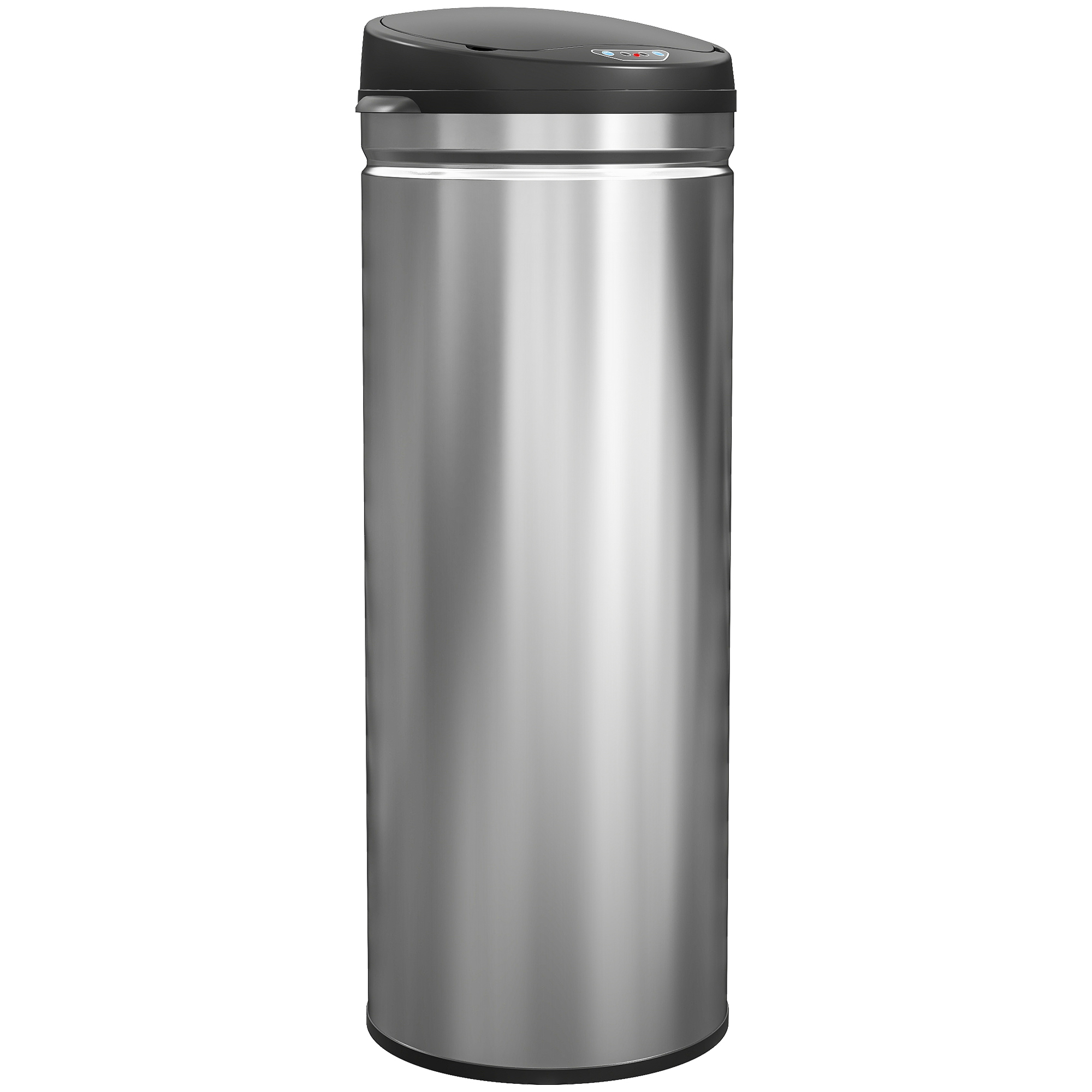 Sensor-mülleimer Edelstahl 50 L Homaire L30.5xb30.5xh85 Cm - Silber