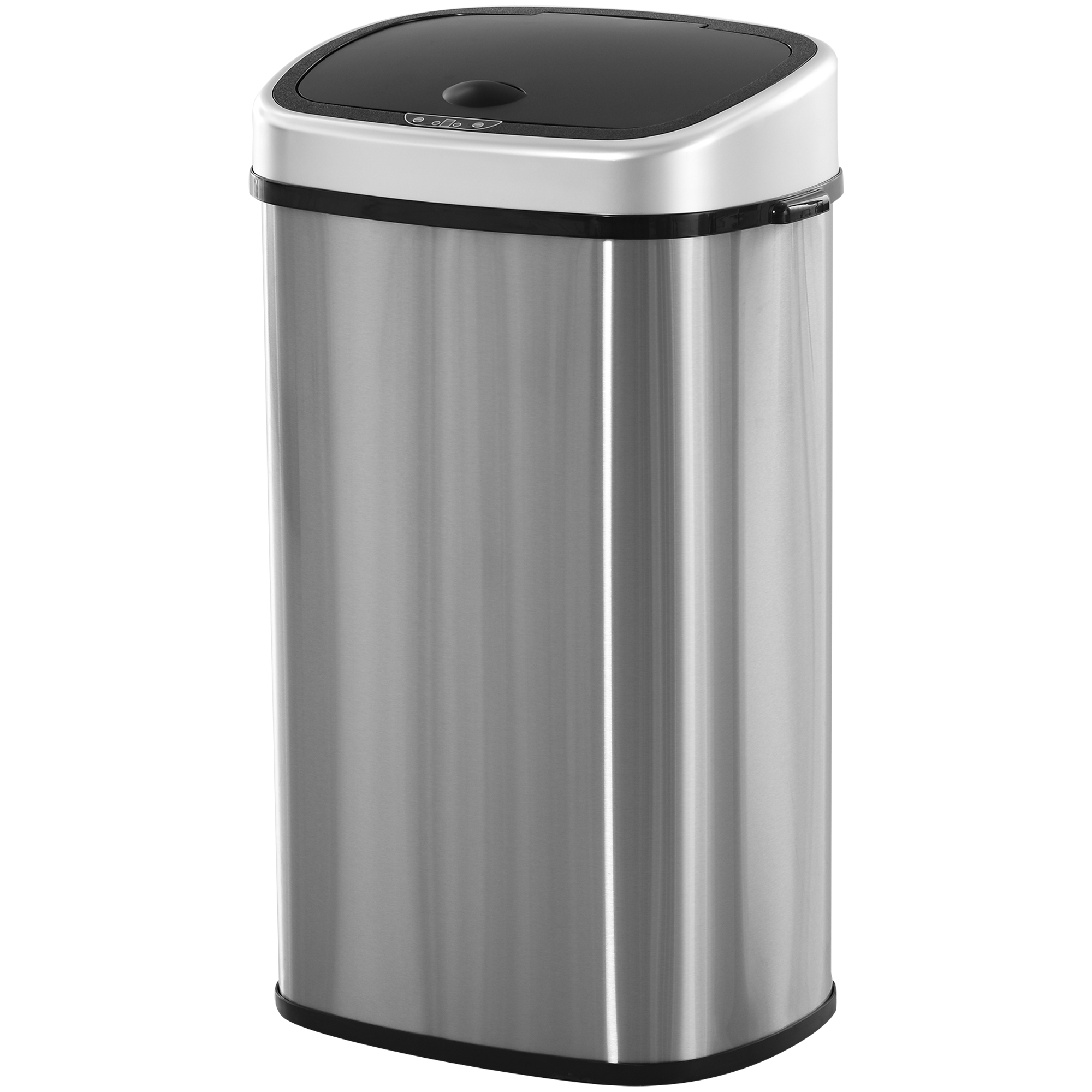 Automatik Mülleimer Edelstahl Mit Bewegungssensor Homaire 40.9x28.9x68.0 Cm - Silber