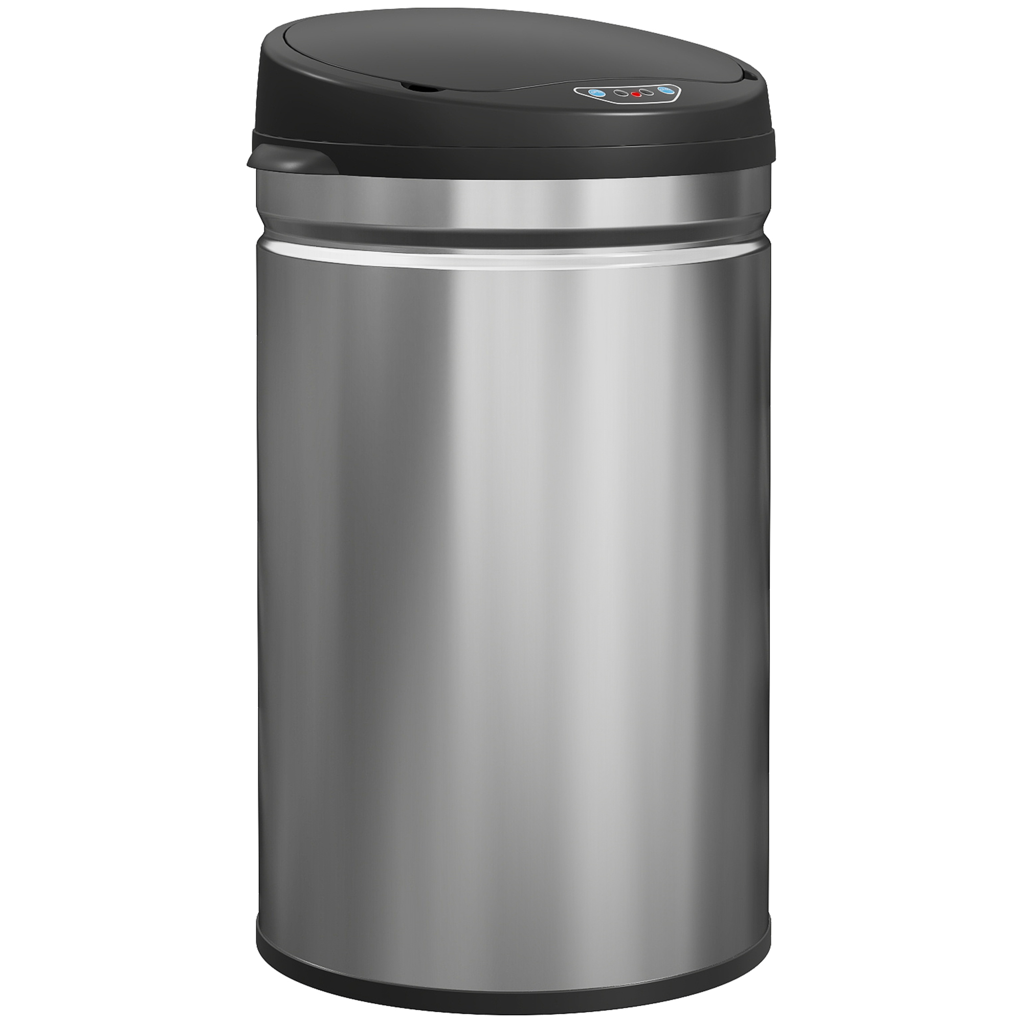 Sensor-mülleimer Edelstahl 30 L Homaire L32.0 X B30.5 X H51.0 Cm Silber