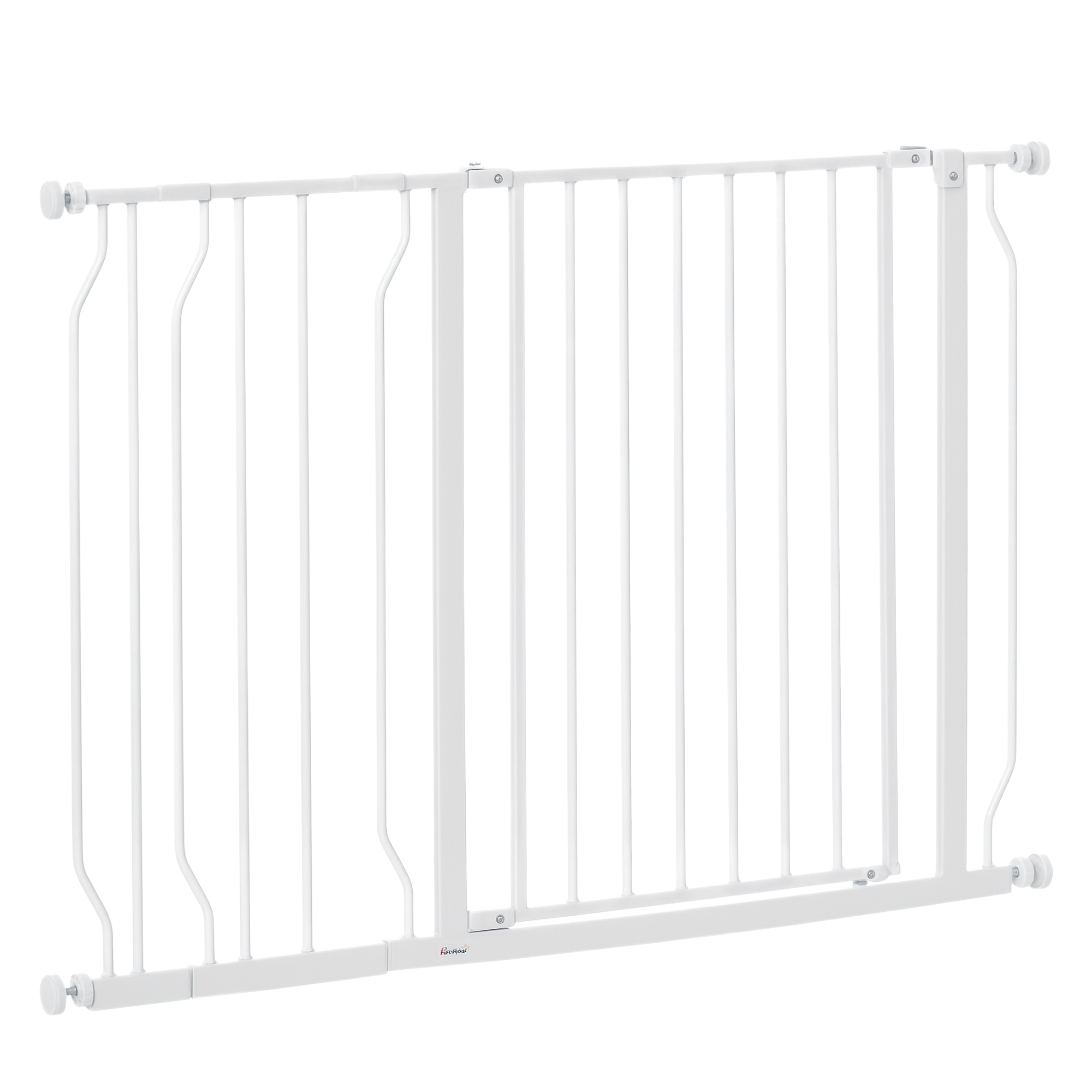 Treppenschutzgitter Aus Stahl Und Abs, Verstellbar 75-115 Cm, Homaire, Maße 115.0 X 3.0 X 76.0 Cm, Weiß