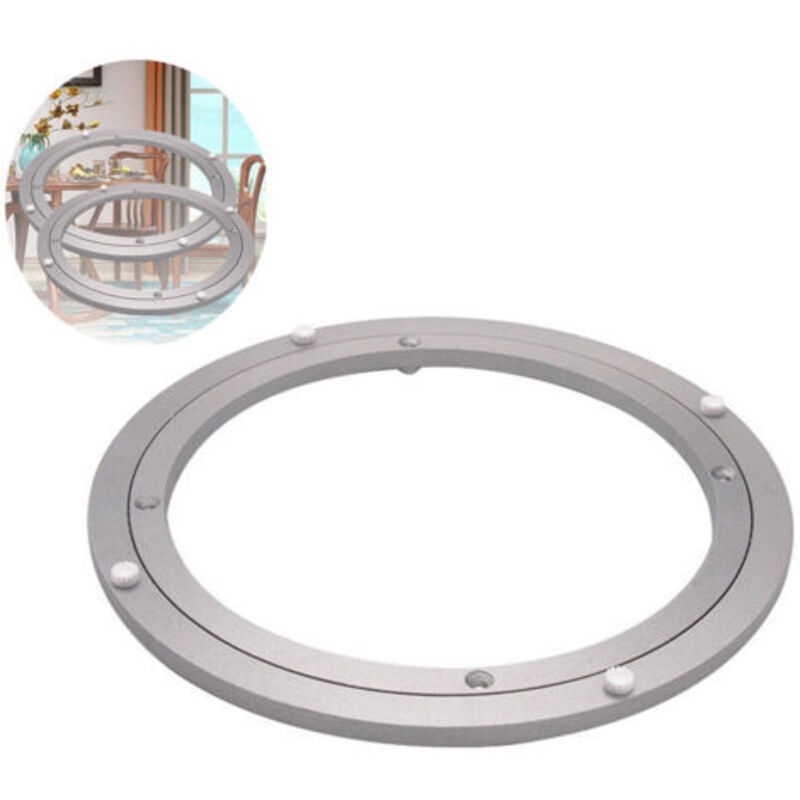 8-zoll-plattenspieler Aus Aluminium. Robuster Und Benutzerfreundlicher Susan-plattenteller. Drehteller Mit Kugellager. Eleganter Runder Esstisch.