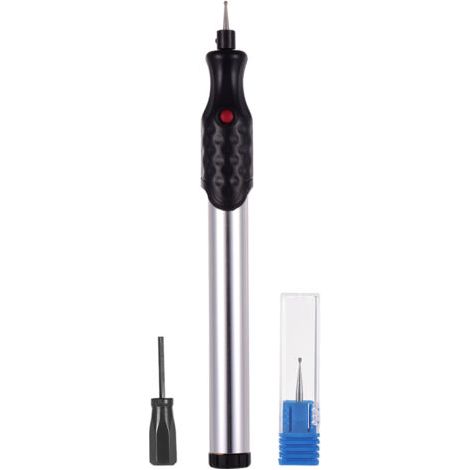 Universeller Glasgravierstift, Elektrischer, Kabelloser Gravierstift Für Metall – Kabelloser Schnitzstab Für Holz Und Stein, Silber