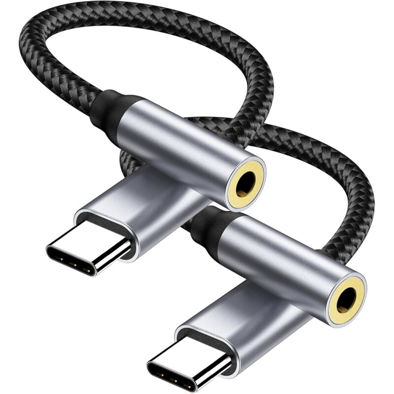 3,5-mm-kopfhöreranschlussadapter. Usb-typ-c-anschlussadapter, Kompatibel Mit Iphone 16, 15 Pro Max Und Plus. Typ-c-auf-audio-adapter Für Galaxy S24, S23, Ultra Note 20, A54 Sowie Huawei P50, P40 Und M
