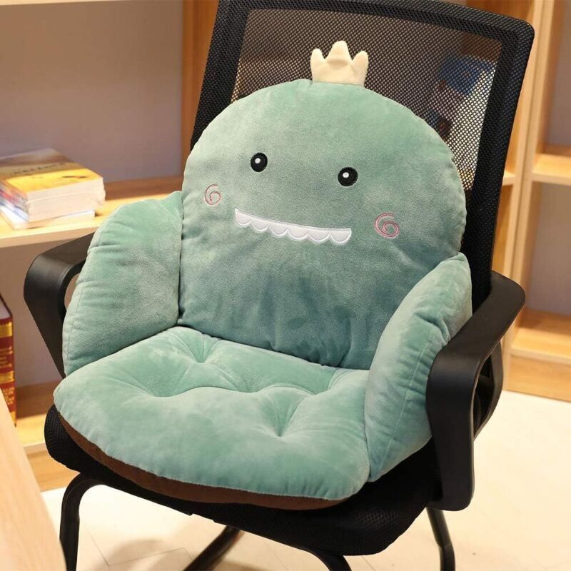 (dinosaurier) Waschbare Sitz- Und Rückenkissen Mit Rückenlehne Für Stühle, Bürostühle/esszimmerstühle/sofas/gaming-stühle