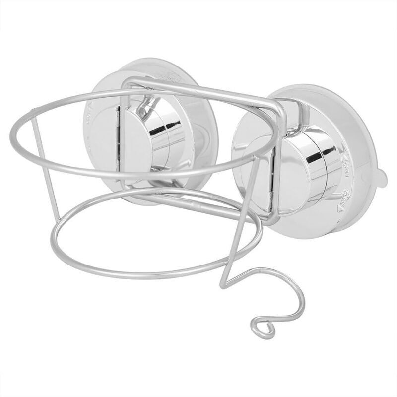 Aigid Haartrocknerhalter, Haartrocknerhalter Aus Edelstahl Mit Saugnapf, Wandhalterung Für Haartrockner, Hängehalterung Für Das Badezimmer