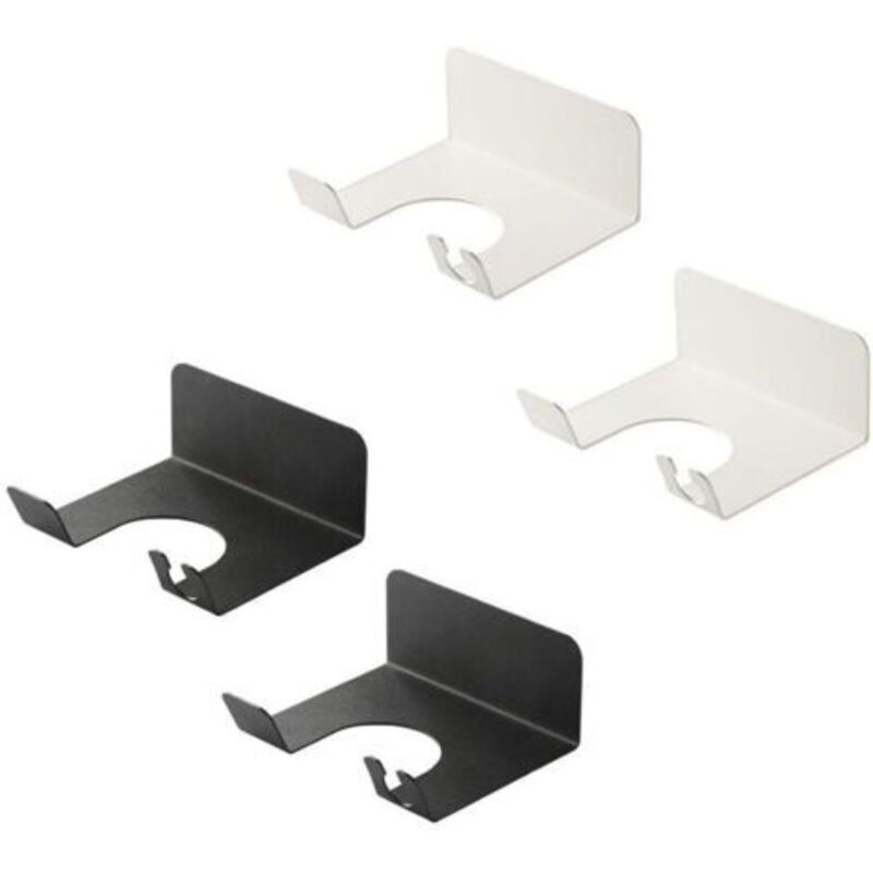 Set Mit 4 Wandhalterungen Für Haartrockner, Glätteisen Und Haartrockner. Haarstyling-station.