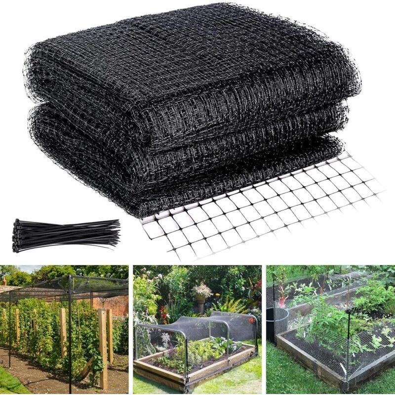 Vogelschutznetz Für Obstbäume. 4 X 10 M Vogelschutznetz. Gartennetz. Wiederverwendbares Vogelschutznetz Zum Schutz Von Obst Und Blumen Vor Tieren.