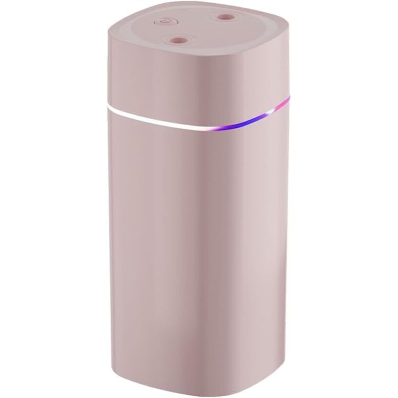 Kleiner Luftbefeuchter. 600 Ml. Usb-anschluss. Mit 2 Sprühdüsen. Tragbar. Leise. Mit Umgebungslicht Und Automatischer Abschaltung. Für Schlafzimmer, Büro Oder Kinderzimmer.