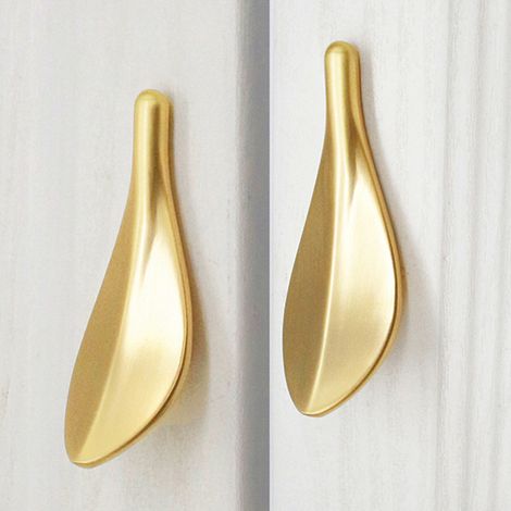 Set Mit 2 Möbelgriffen Aus Zinklegierung, Küchenschrankgriff, Goldener Möbelknopf, Küchenschubladengriff, Wohnaccessoire, Mit Mittelloch