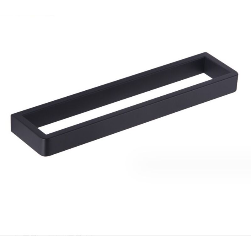 Badezimmer-handtuchring, Schwarzer Handtuchhalter Aus Edelstahl Sus304, 30 Cm, Wandmontage.