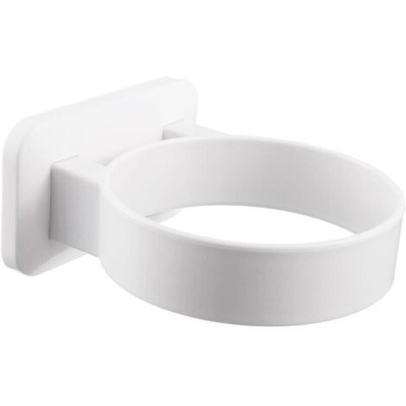 2-teiliger Haartrocknerhalter. Haartrocknerhalter Ohne Bohren. Haartrocknerhalter. Selbstklebender Haartrocknerhalter Ohne Bohren. Haartrocknerhalter. Wandmontierter Haartrocknerhalter (weiß)