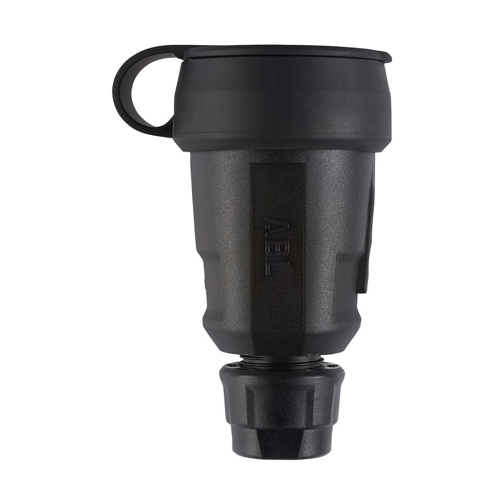 Abl Schutzkontakt-kupplung Hightech 1580, 16a 250v Ip44, Thermoplast, Blau/schwarz