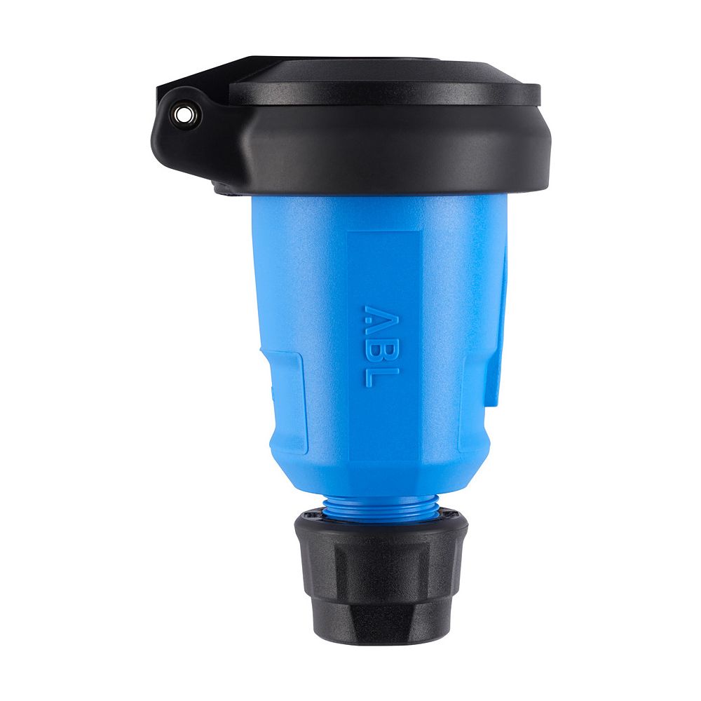 Abl Schutzkontakt-kupplung Hightech 1580, 16a 250v Ip54, Kunststoff, Blau