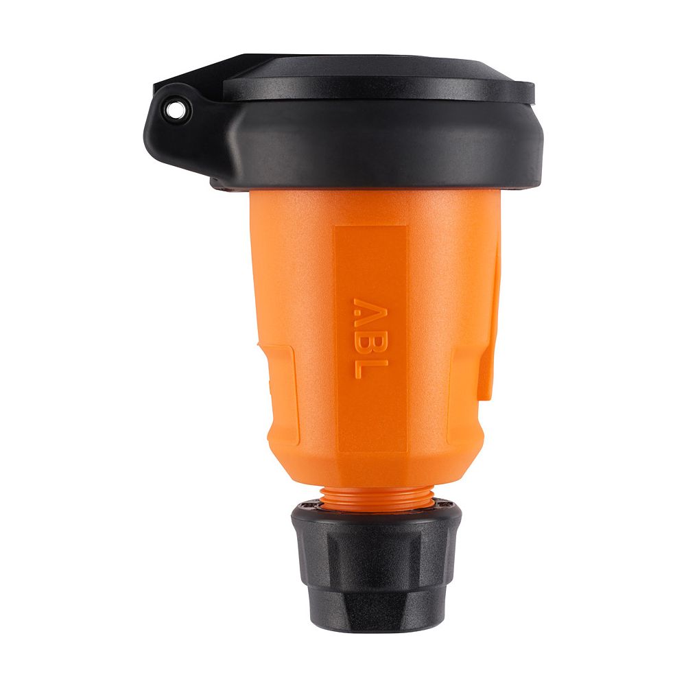 Abl Schutzkontakt-kupplung Hightech 1580, 16a 250v Ip54, Kunststoff, Orange