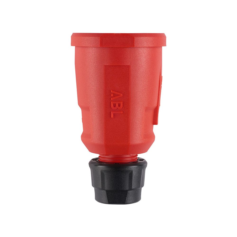 Abl Schutzkontakt-kupplung Hightech 1580 Gerade, 16a 250v, Kunststoff, Rot