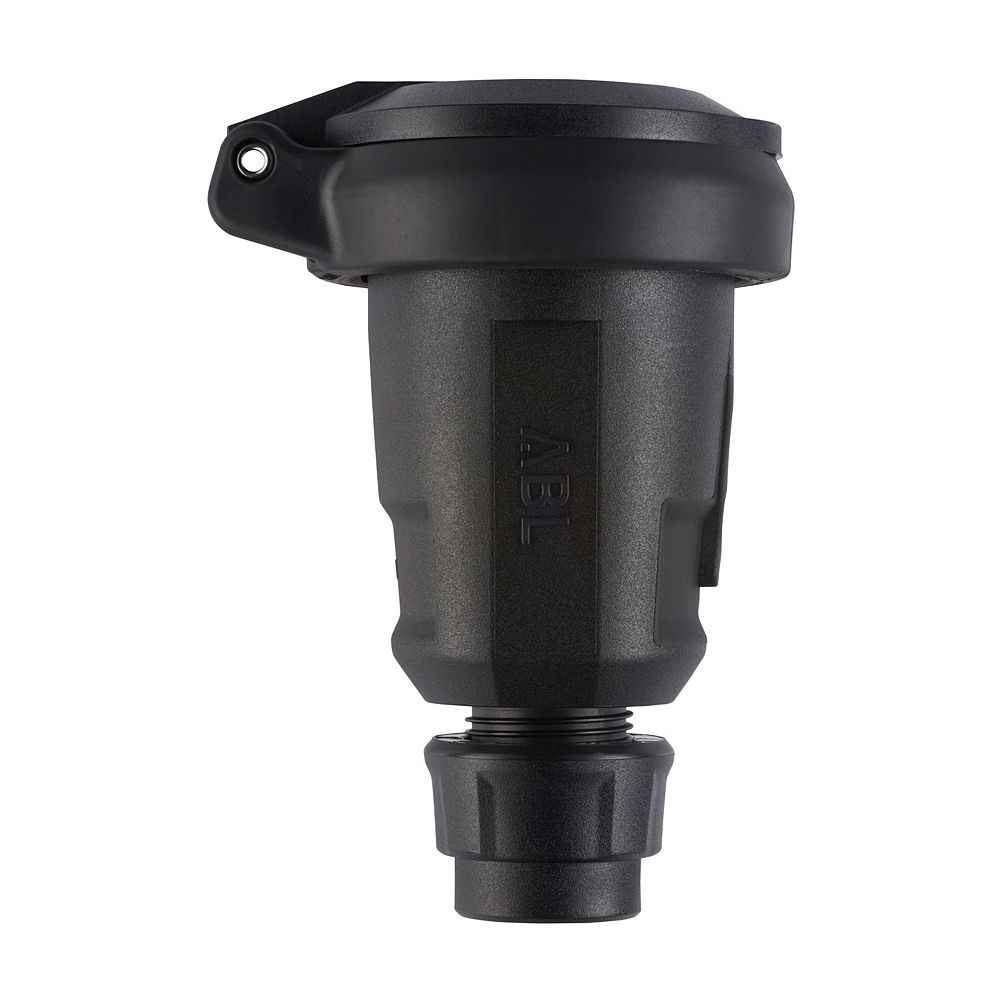 Abl Schutzkontakt-kupplung Hightech 1580, 16a 250v Ip54, Elamid, Schwarz